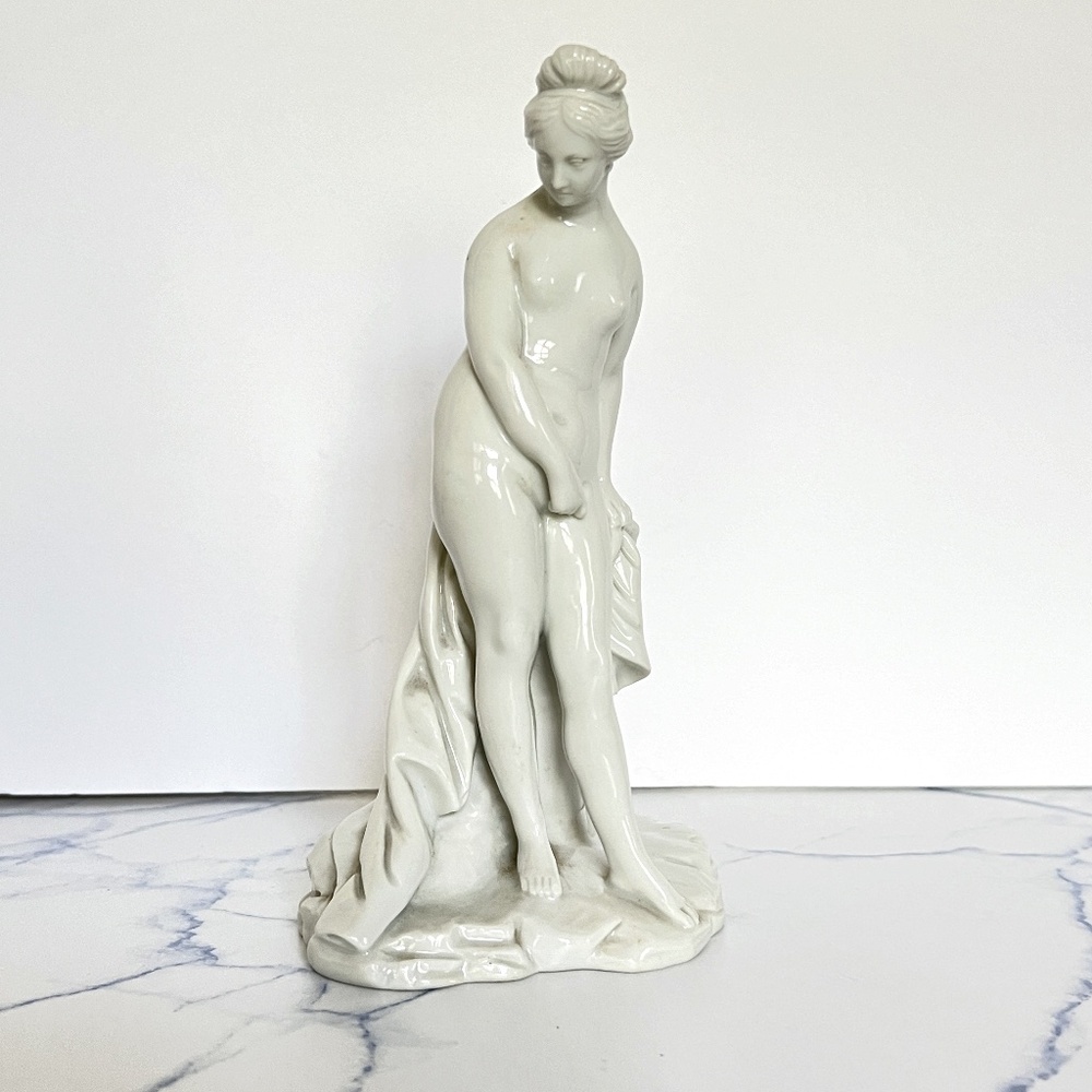Elegant White Porcelain Figurine